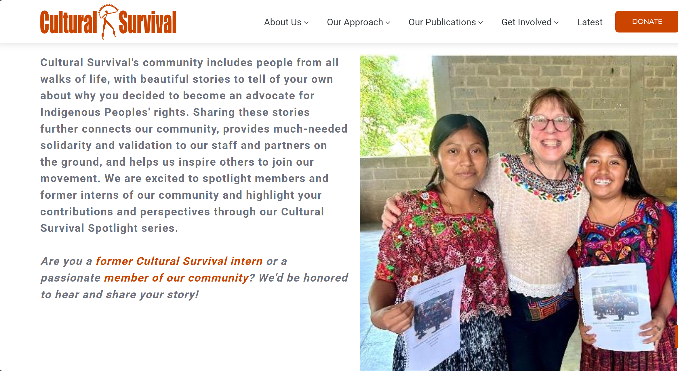 Cultural Survival destaca la trayectoria de Ava Berinstein y su aporte a la revitalización cultural Q’eqchi’